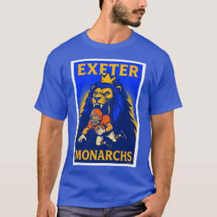 EXETER, CA MONARCHS KLASSISCHES FOOTBALL-T-SHIRT. T-Shirt