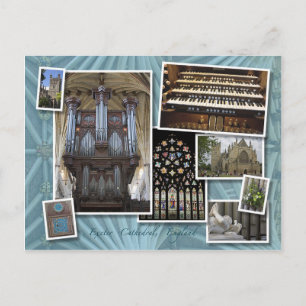 Exeter Cathedral, Vereinigtes Königreich - Postkar Postkarte