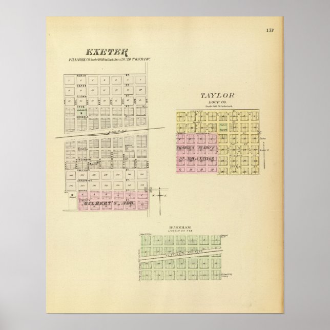 Exeter, Nebraska Poster (Vorne)