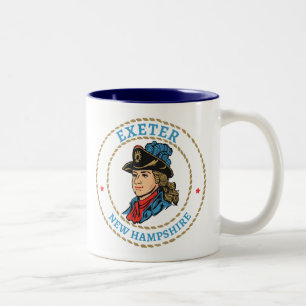 Exeter New Hampshire Colonial Zweifarbige Tasse