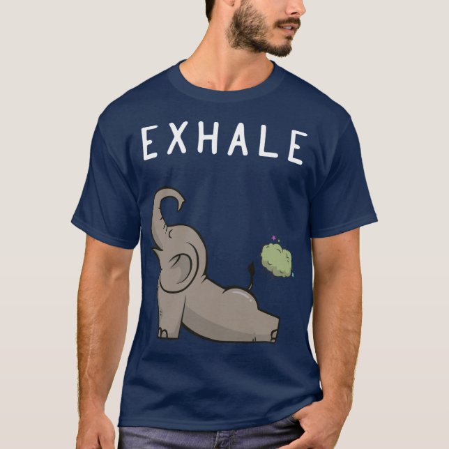 EXHALE ELEPHANT friends T-Shirt (Vorderseite)