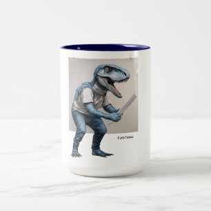 Exhibitasaur Dinosaur Zweifarbige Tasse