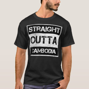 Exight Outta Kambodscha Reisende Geschenk Country T-Shirt