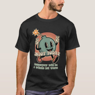 Existenzieller Dread Coon Bomb Grenade Nihilismus T-Shirt