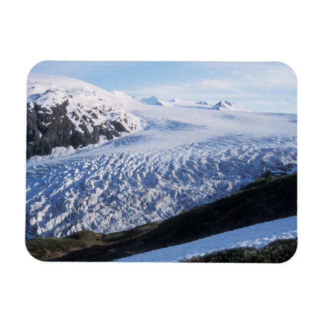 Exit Glacier in Kenai Fjords National Park, Magnet (Horizontal)