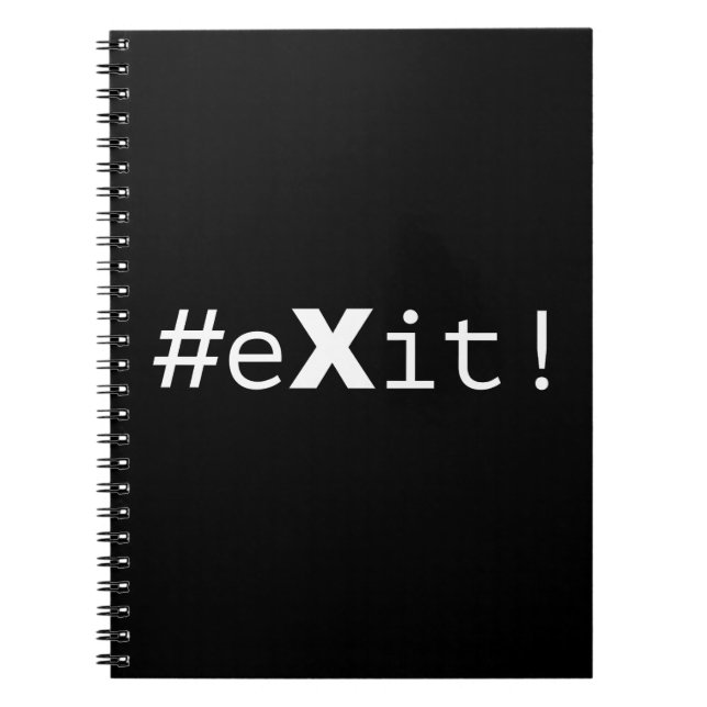 #eXit! Notizblock (Vorderseite)
