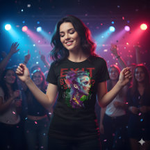 Exit System T-Shirt – Nutze Kunst, Nicht Flucht