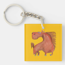 Exited Horse Schlüsselanhänger