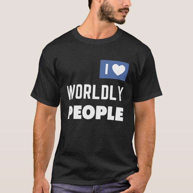 ExJW Ex Jehovahs Zeuge I Liebe weltlicher Menschen T-Shirt (Vorderseite)