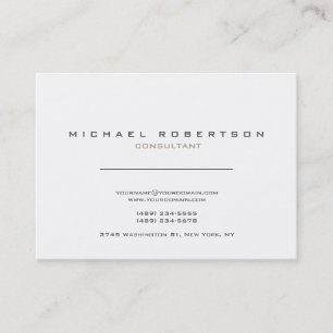 Exklusiv, modern weiß sauber visitenkarte
