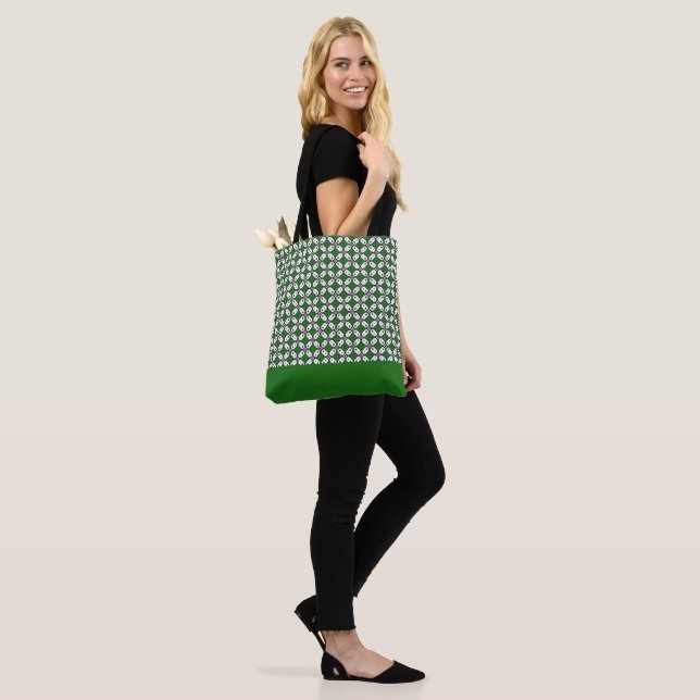 Exklusive Batik-Zweitönermuster Grüne Edition (Am Model)