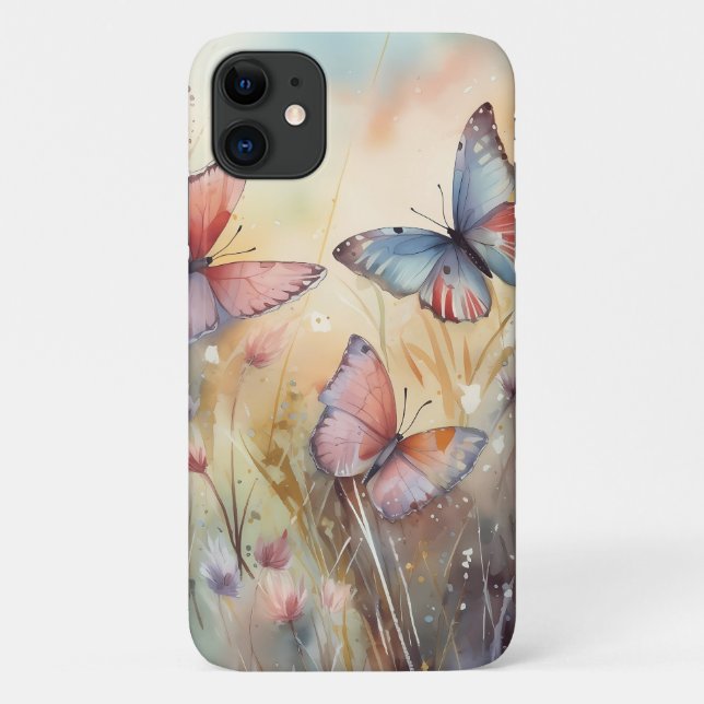 Exklusive Butterfly-Blossom-Frühjahr-Fall Case-Mate iPhone Hülle (Rückseite)