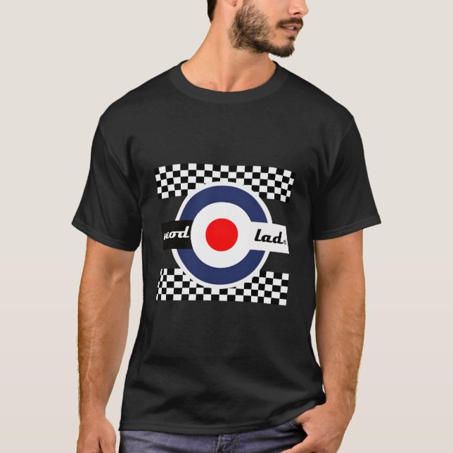 Exklusive Mod Lad Mods Roller Originalarbeit T-Shirt (Vorderseite)