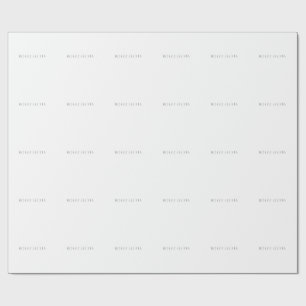 Exklusive persönliche moderne Add-Name Minimalisti Geschenkpapier