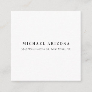 Exklusive persönliche moderne Bezeichnung Begleitkarte