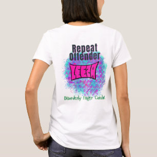 Exklusive Wiederholung von Straftaten T Shirt