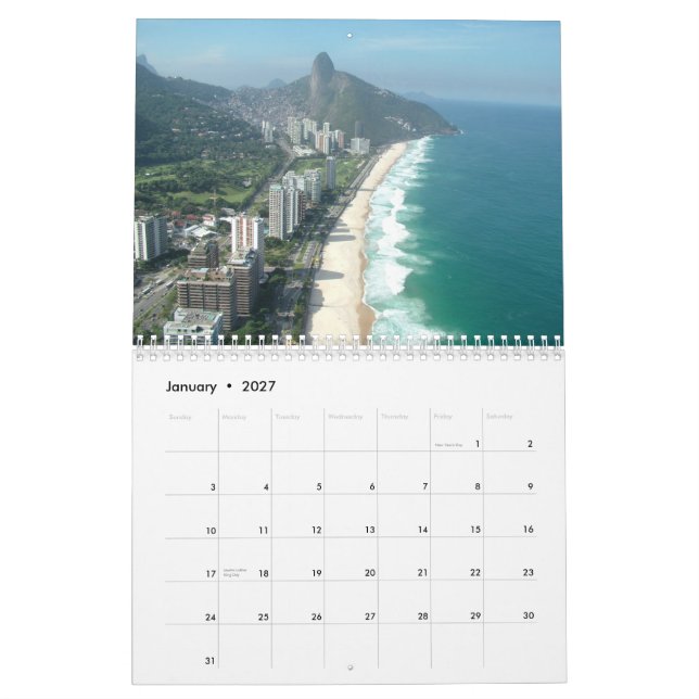 Exklusiver Bild-Kalender Rio de Janeiro Kalender (Jan 2027)