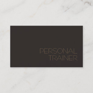 Exklusiver Personal Trainer Fitness Sport Visitenkarte