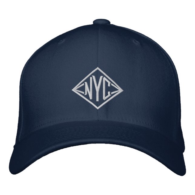 Exklusiver stilvoller NYC Bestickte Baseballkappe (Vorderseite)