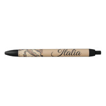 Exklusives Antiquitäten-Italien-Kartendesign