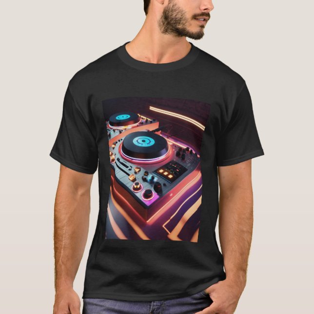 Exklusives DJ-Inspiriert T-Shirt für Musikliebhabe (Vorderseite)