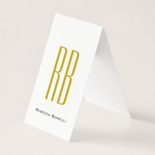 Exklusives einzigartiges Gold-Farben-Monogramm Mod