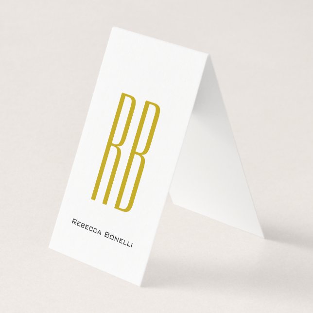 Exklusives einzigartiges Gold-Farben-Monogramm Mod (Vorderseite)