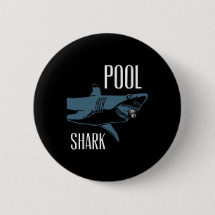 Exklusives Pool Shark Billiards Hustler T Shirt fü Button