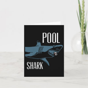 Exklusives Pool Shark Billiards Hustler T Shirt fü Karte