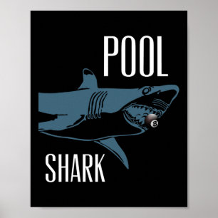 Exklusives Pool Shark Billiards Hustler T Shirt fü Poster