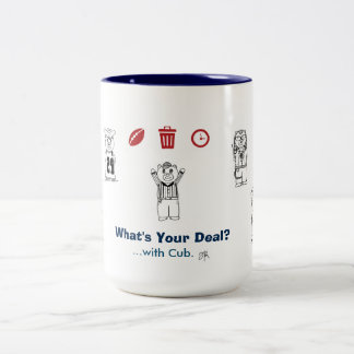 EXKLUSIVES "was ist Ihr Abkommen? … mit CUB" Zweifarbige Tasse