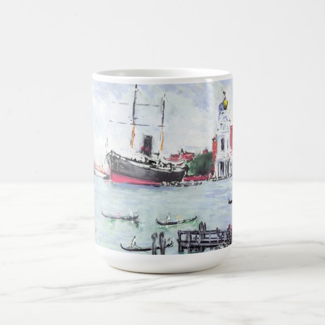 Exkursions-Pier 1901 Venedigs Italien Tasse (Mittel)