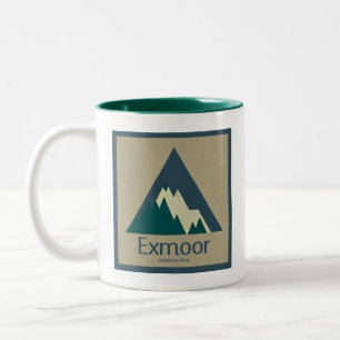 Exmoor National Park Rustic Zweifarbige Tasse