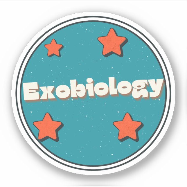 Exobiologie Aufkleber (Vorderseite)