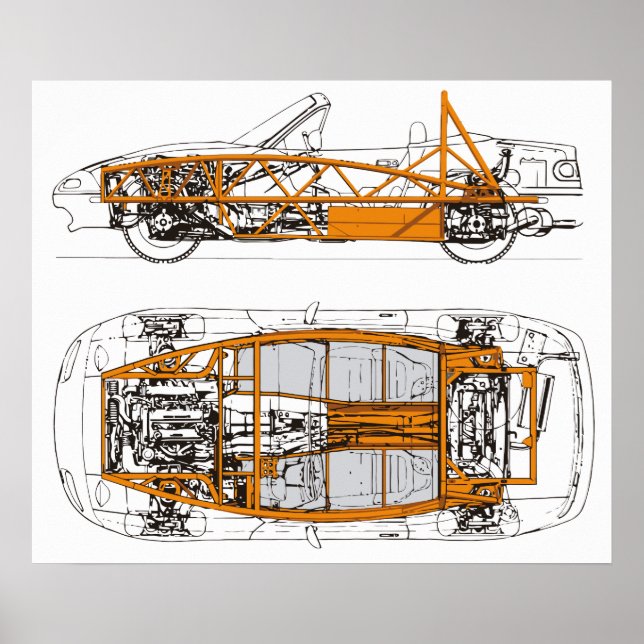 Exocet / NA Miata Overlay Poster (Vorne)