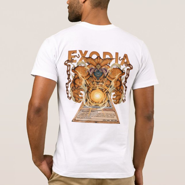 ⚡"exodia" Ancient Victory God T-Shirt (Rückseite)