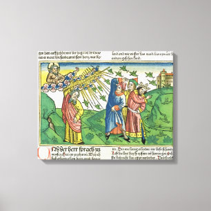 Exodus-10:1 - 20 die sieben Pest von Ägypten: der Leinwanddruck