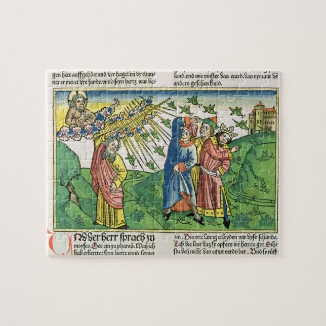Exodus-10:1 - 20 die sieben Pest von Ägypten: der Puzzle (Horizontal)