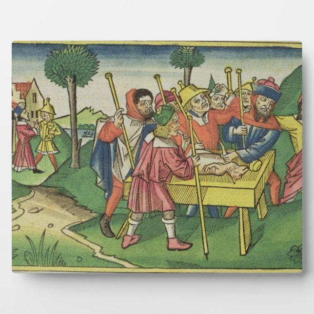 Exodus 12 Der Erste Pessach, aus dem "Nürnberg Fotoplatte (Vorderseite)