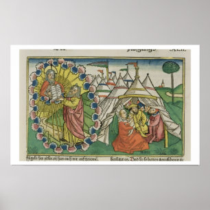 Exodus 20 1-5 Mose erhalten die zehn Gebote Poster