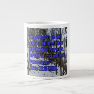 Exodus 23:25 WEBU-Tasse Jumbo-Tasse
