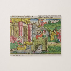 Exodus 2 1-6 Moses, der hinunter den Nil Puzzle