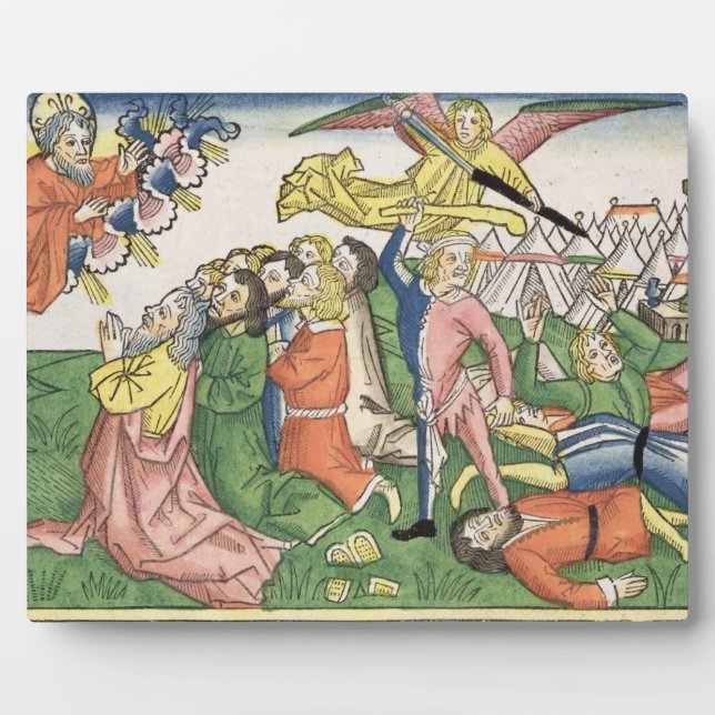 Exodus 32 15-23 Moses bricht die Steintabletten, Fotoplatte (Vorderseite)