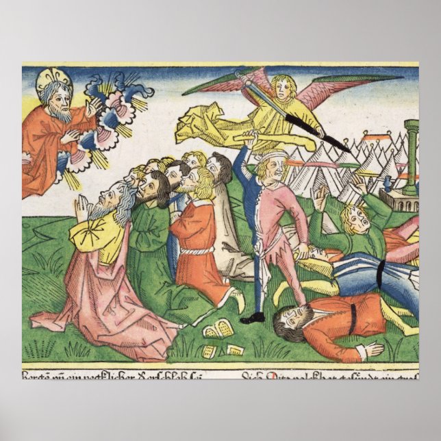 Exodus 32 15-23 Moses bricht die Steintabletten, Poster (Vorne)