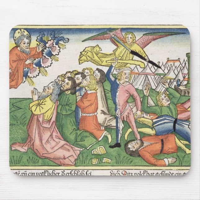 Exodus 32 15-23 Moses, der die Steintabletten Mousepad (Vorne)