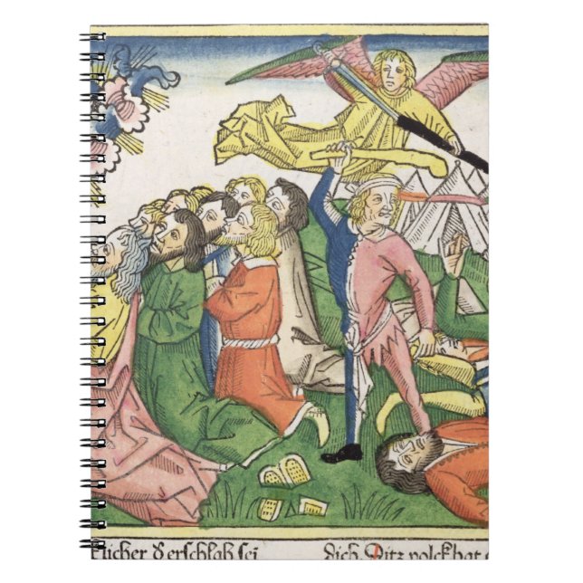 Exodus 32 15-23 Moses, der die Steintabletten Notizblock (Vorderseite)