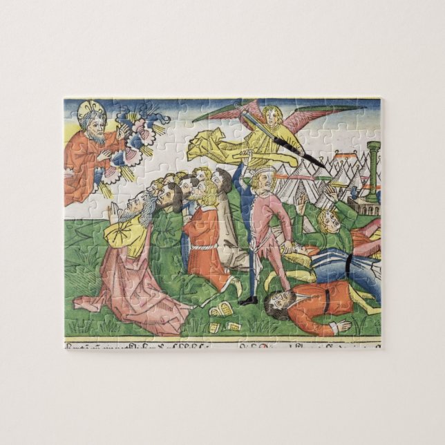 Exodus 32 15-23 Moses, der die Steintabletten Puzzle (Horizontal)