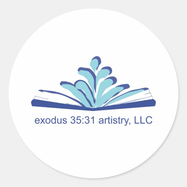 Exodus 35:31 Künstlersticker Runder Aufkleber (Vorderseite)
