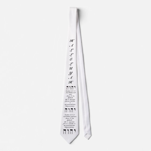 Exodus-3:14 - Krawatte 15 (Vorderseite)