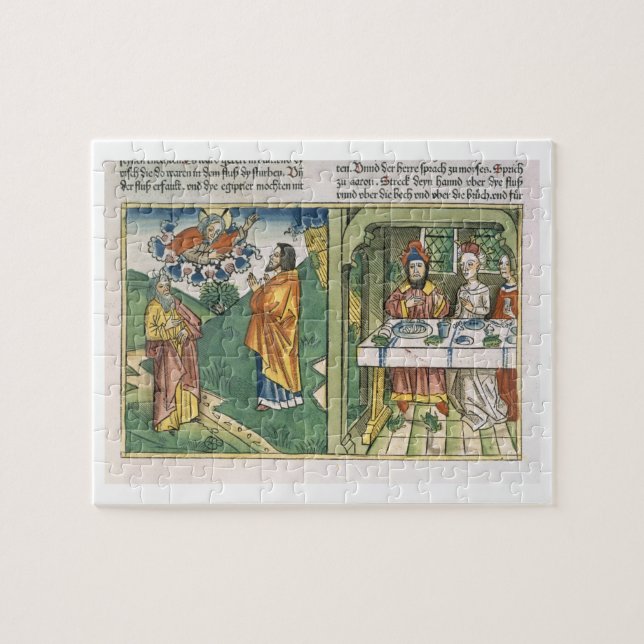 Exodus 8 1-15 die sieben Pest von Ägypten: Moses Puzzle (Horizontal)